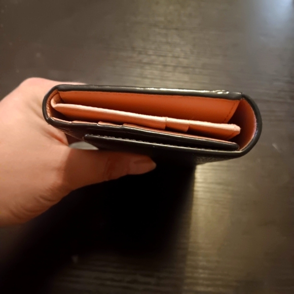 MCM With D-Rings Black Textured Leather Wallet Or Clutch (EUC) - Picture 15 of 16